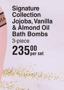 Baylis & Harding Signature Collection Jojoba, Vanilla & Almond Oil Bath Bombs 3 Piece-Per Set