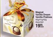 Magnat Vanilla Dream Vanilla Pralines Assorted-40g/41g/42g Each