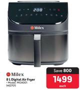 Milex 8L Digital Air Fryer MOA001