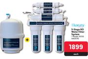 Luxury 5 Stage RO Water Filter System RO5S