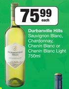 Durbanville Hills Sauvignon Blanc, Chardonnay, Chenin Blanc Or Chenin Blanc Light-750ml Each 