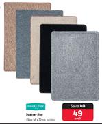 Multi Flor Scatter Rug-Each
