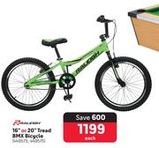 Raleigh 16" Or 20" Tread BMX Bicycle-Each