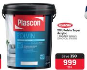 Plascon Polvin Super Acrylic-20L