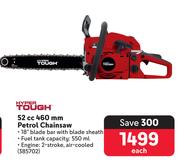 Hyper Tough 52cc 460mm Petrol Chainsaw