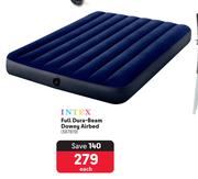 Intex Full Dura Beam Downy Airbed