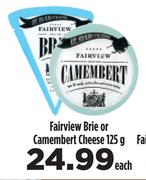 Fairview Brie Or Camembert Cheese-125g Each