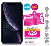 Apple iPhone XR CPO-On 1.2GB Red Top Up Core More Data