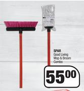Spar Good Living Mop & Broom Combo