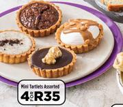 Mini Tartlets Assorted-For 4