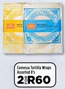Comessa Tortilla Wraps Assorted-For 2 x 8's