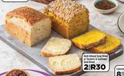 Herb Infused Soup Bread Or Turmeric & Sunflower Seed Bread-For 2