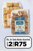 Oh So Tasty Rusks Assorted-For 2
