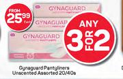 Gyna Guard Pantyliners Unscented Assorted-Each