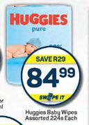 Huggies Baby Wipes Assorted-224s Each