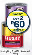 Husky Dog Food Tin Assorted-Any 2 x 775g
