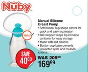 Nuby Manual Silicone Breast Pump