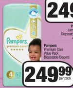 Pampers Premium Care Value Pack Disposable Diapers-Per Pack