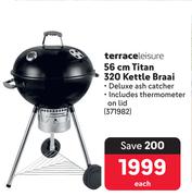 Terrace Leisure 56cm Titan 320 Kettle Braai