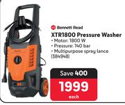 Bennett Read XTR1800 Pressure Washer