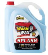 Shield 5L Splash Wash Plus Wax Car Shampoo-Each