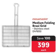 Megamaster Medium Folding Braai Grid