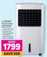 Special Logik 15L Air Cooler With Remote m.guzzle .za