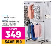 Mainstays In Line Double Rail
