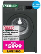 Defy 8Kg Front Loader Washing Machine DAW386