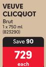 Veuve Clicquot Brut-750ml Each