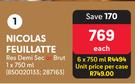 Nicolas Feuillatte Res Demi Sec Or Brut-750ml Each