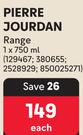 Pierre Jourdan Range-750ml Each