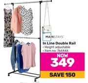 Mainstays In Line Double Rail