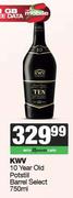 KWV 10 Year Old Potstill Barrel Select-750ml