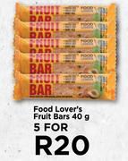 Food Lover's Fruit Bars-For Any 5 x 40g