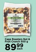 Cape Roasters Nut & Fruit Crunch-500g Each
