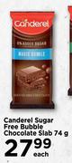 Canderel Sugar Free Bubble Chocolate Slab-74g Each