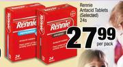 Rennie Antacid Tablets (Selected)-24s Per Pack