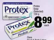 Protex Soap (Selected)-150g Each