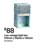 Low Voltage Light Box 210 mm x 150 mm x 130 mm