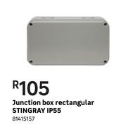 Stingray Junction Box (Rectangular) IP55