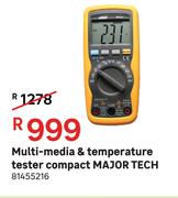 Major Tech Multi Media & Temperature Tester (Compact)