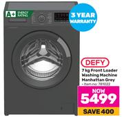 Defy 7Kg Front Loader Washing Machine Manhattan Grey