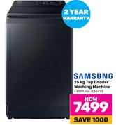 Samsung 15Kg Top Loader Washing Machine