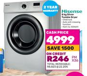 Hisense 8Kg Silver Tumble Dryer