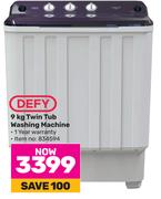 Defy 9Kg Twin Tub Washing Machine