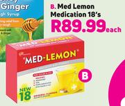 Med Lemon Medication-18's Each