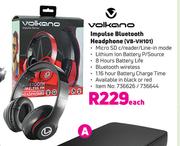 Volkano Impulse Bluetooth Headphone VB-VH101-Each