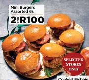 Mini Burgers Assorted-For 2 x 6s