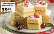Cake Squares Assorted-6s Each